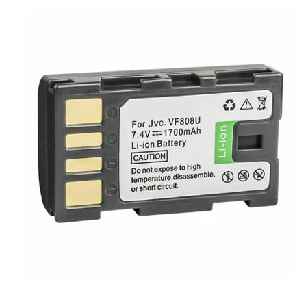 Replacement battery for JVC BN-VF808USM BN-VF808JP 1700mAh