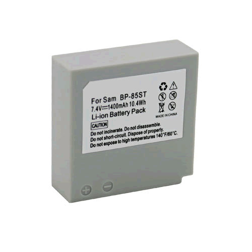 Replacement battery for Samsung IA-BP85ST IABP85ST VP-HMX08 VP-HMX20C VP-MX25 HMX-H100 Series