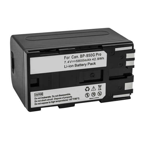 (image for) Replacement BP-950G Pro Battery Pack for Canon BP-970 BP-970G BP-975 BP-945 BP-950 BP-955 7.4V