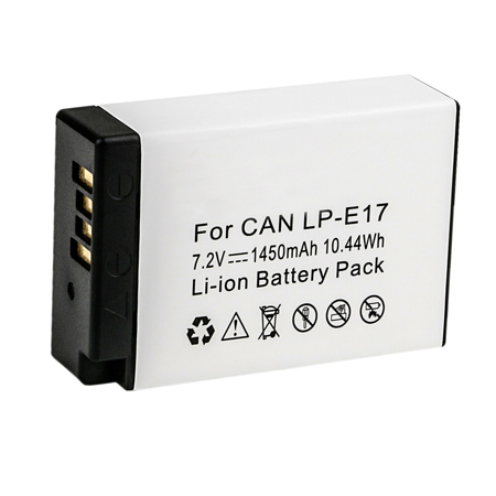 (image for) 7.2V 1450mAh Replacement battery for Canon LP-E17 LPE17 Rebel SL2 EOS M3 M6 EOS 760D 8000D