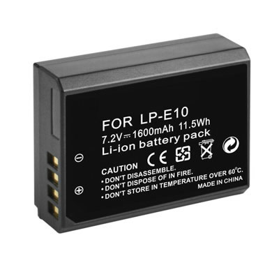 (image for) 7.20V 1600mAh Replacement battery for Canon LP-E10/EOS 1100D/1200D/1300D/1500D/2000D