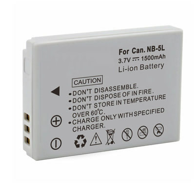 Replacement battery for Canon NB-5L NB5L PowerShot S100 SD790 SD950 SX220 IS