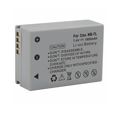 (image for) 7.40V 1900mAh Replacement battery for Canon NB-7L PowerShot G10 G11 G12