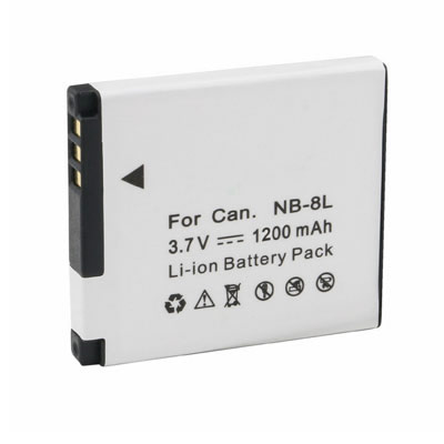 (image for) 3.7V 1200mAh Replacement battery for Canon NB-8L PowerShot A2200/A3000 IS/A3100 IS