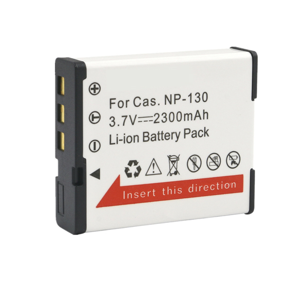 (image for) Replacement battery for Casio NP-130 NP130 Exilim EX-ZR800 EX-ZR850 EX-10 EX-100 EX-FC300 EX-ZR3200