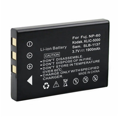 3.70V 1900mAh Replacement battery for Samsung SLB-1037 1137 DigiMax U-CA3 CA401 CA501 CA505 V10 V700