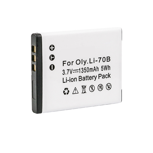 3.7V 1350mAh Replacement Camera battery for Olympus LI-70B LI70B D-705 D-710 D-715