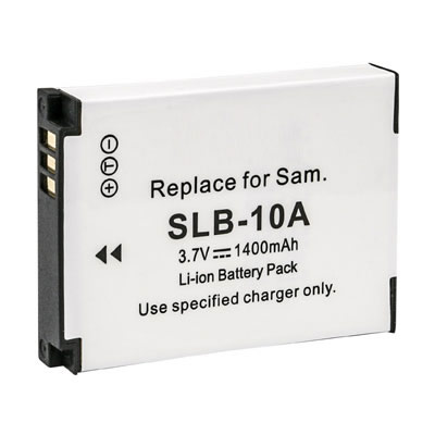 (image for) 3.70V 1400mAh Replacement SLB-10A battery for Samsung ES50 ES55 ES60 ES63
