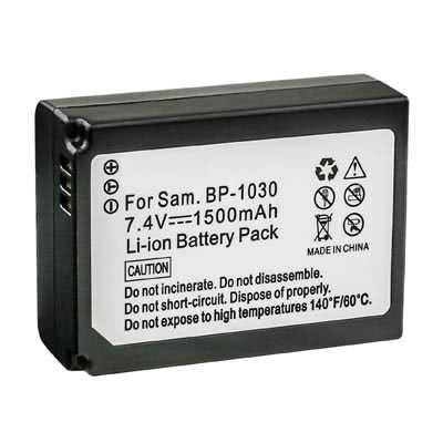 (image for) 7.40V 1500mAh Replacement BP1030 BP1030B battery for Samsung NX1000, NX200
