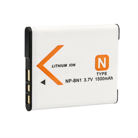 1500mAh Replacement battery for Sony NP-BN1 NPBN1 Cyber-shot DSC-T110 DSC-T110B DSC-T110P DSC-T110R