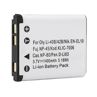 3.70V 1400mAh Replacement 02491-0053-00 Battery for Sanyo Xacti VPC-T1060 VPC-T700 VPC-T850