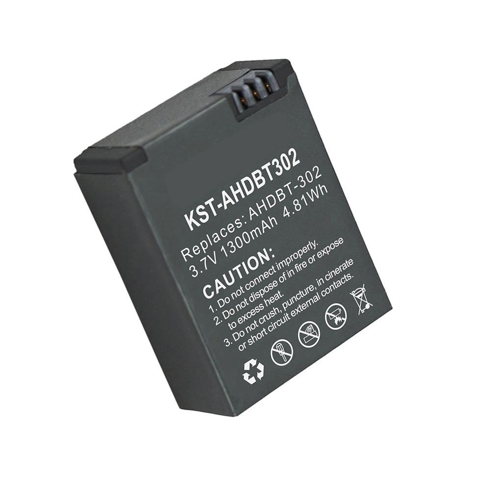 (image for) 3.7V 1300mAh Replacement Camera battery for GoPro AHDBT-201 AHDBT-301 AHDBT-302