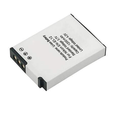 (image for) 1200mAh Replacement battery for Nikon EN-EL12 ENEL12 Coolpix AW100 AW100s AW110 P300 P310