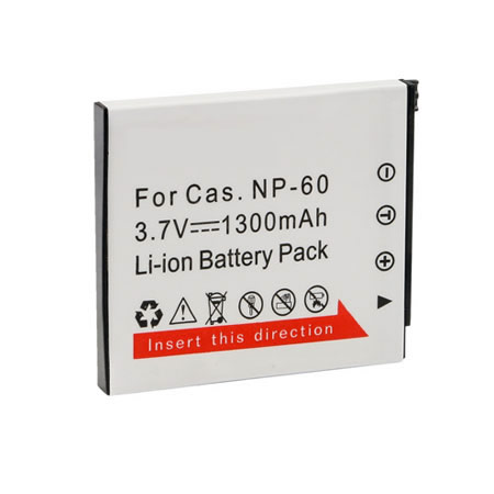 Replacement battery for NP-60 NP-60DBA Casio Exilim EX-FS10 EX-FS10S EX-Z20 EX-Z22 - Click Image to Close