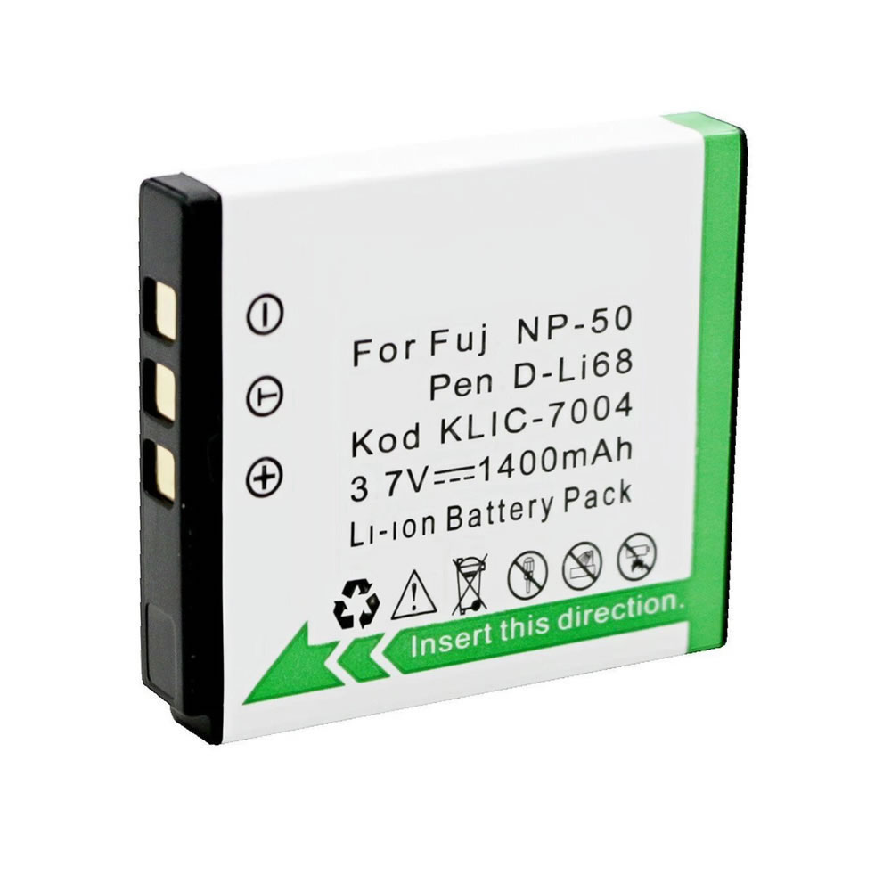 (image for) 3.7V 1400mAh Replacement Camera battery for Pentax D-LI68 DL-i68 D-L168 D-Li122