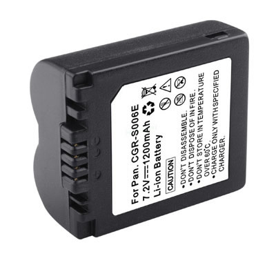 Replacement Camera battery for Panasonic CGA-S006 CGA-S006A CGA-S006E 1200mAh