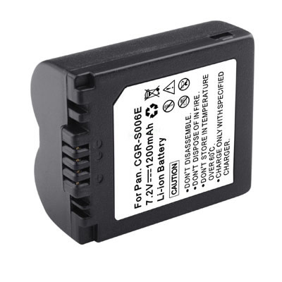 Replacement Camera battery for Panasonic CGA-S006 CGA-S006A CGA-S006E 1200mAh - Click Image to Close