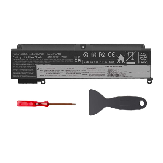 11.46V 27Wh Replacement Battery for Lenovo SB10F46463 SB10F46476 ThinkPad T460S T470S Series