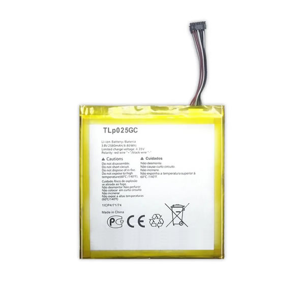 (image for) Replacement TLp025GC Battery for Alcatel One Touch Pixi 4 (7) 3G 9003X 9003A 3.8V 2580mAh