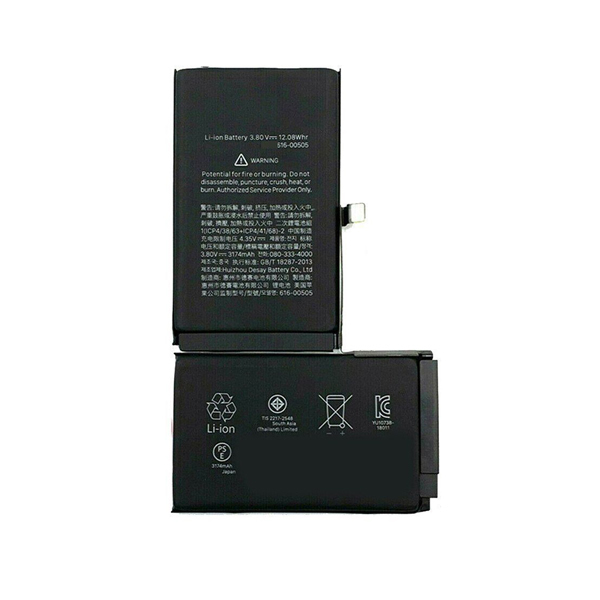 (image for) Replacement battery for Apple iPhone XS Max 516-00505 3.85V 3174mAh