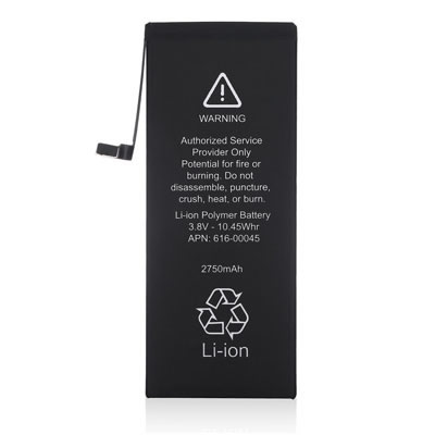 2750mAh 3.82V Replacement Li-ion Battery for Apple iPhone 6s Plus 616-00042 616-00045