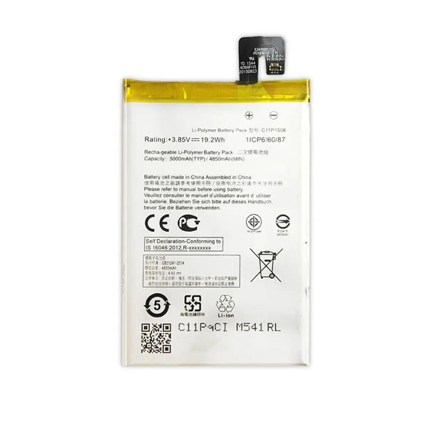 (image for) Replacement C11P1508 Battery for Asus ZenFone Max Z010D ZC550KL Z010DA 3.85V 4850mAh