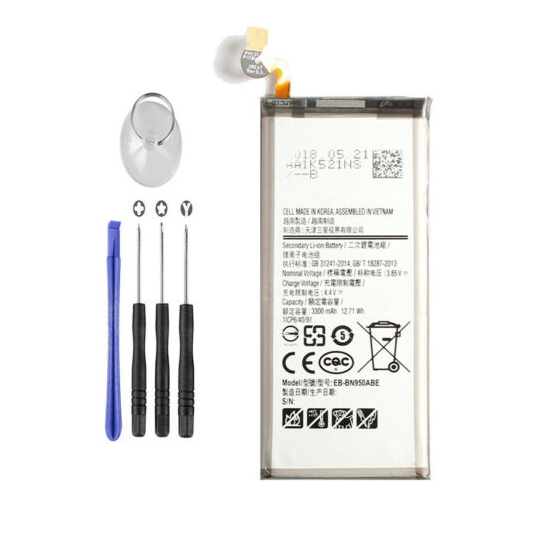 (image for) Replacement EB-BN950ABA EB-BN950ABE Battery for Samsung Note 8 N950U N950U1 N950 N950FD 3.85V