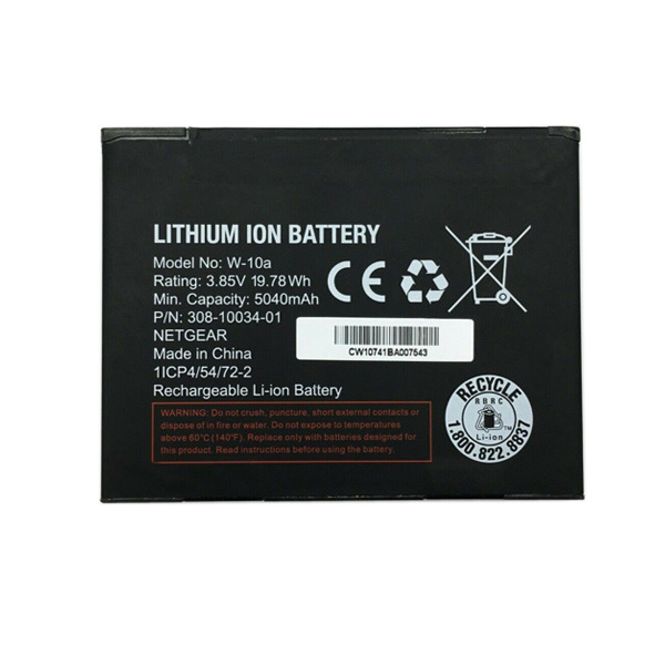 (image for) 3.85V Replacement Battery For Netgear W10 W-10A 308-10034-01 NightHawk Router Modem M1 MR1100