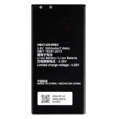 (image for) 2000mAh HB474284RBC Cell Phone Battery Replacement For Huawei Ascend G521 G601 G615 G620S