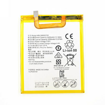 3450mAh HB416683ECW Cell Phone Battery Replacement For Huawei Google Nexus 6P H1511 H1512