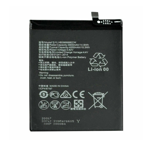 4000mAh 3.82V Replacement Battery For Huawei HB396689ECW Mate9 pro MHA-AL00 Mate 9 - Click Image to Close