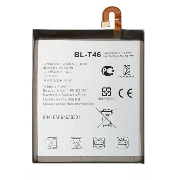 (image for) Replacement BL-T46 Battery for LG V60 ThinQ 5G V60 ThinQ LM-V600AM LM-V600TM EAC64638301