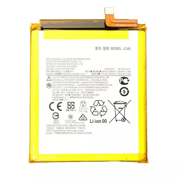 (image for) Replacement LC40 Battery for Motorola E 2020 XT2052-6 3.8V 3550mAh
