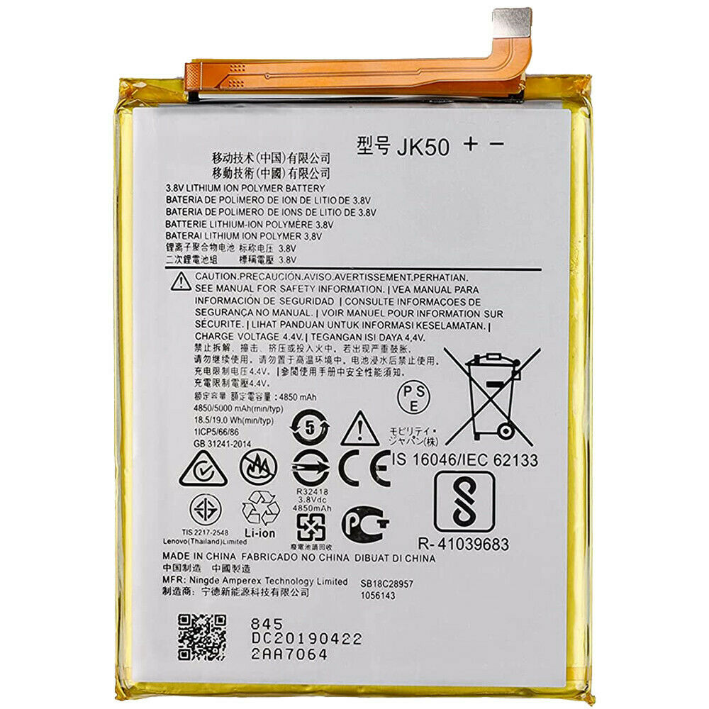 3.8V 4850mAh JK50 Cell Phone Battery Replacement For Motorola Moto G Power 2021 XT2117-4