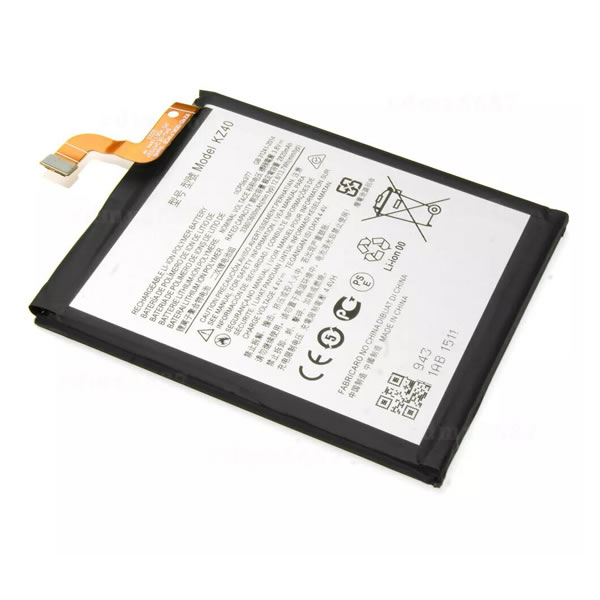 (image for) Replacement KZ40 Battery for Motorola Z4 XT1980-1 XT1980-3 XT1980-4 PAF60010US 60000US 3.8V