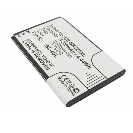(image for) 3.7V 1200mAh Replacement Battery for Nokia BL-4UL 3310 2017 Asha 225 3310 RM-1012 TA-1008 TA-1030