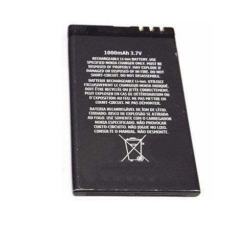 3.7V 1000mAh Replacement Battery for Nokia BL-4U BL 4U E66 E75 C5-03 C5-04 C5-05 C5-06 5250