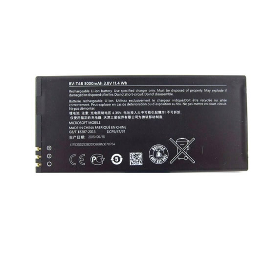 3.8V 3000mAh Replacement BV-T4B Battery for Nokia Microsoft 640 XL - Click Image to Close