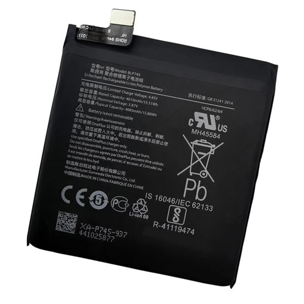 (image for) 3.87V BLP745 Battery for OnePlus 7T 1+OnePlus 7T Pro HD1913 HD1910 HD1925 Replacement