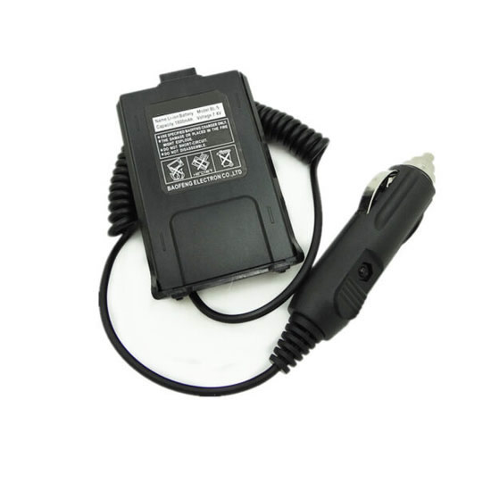 (image for) 12V Car Charger Battery Eliminator Replacement for Baofeng UV-5R UV-5RA UV-5RE Dual Band Radio