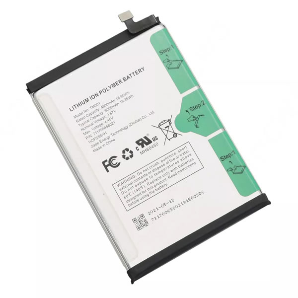 (image for) Replacement TM001 TMAF035G Battery for T-Mobile Revvl 6 Pro 5062W TMAF035G 3.87V 5000mAh