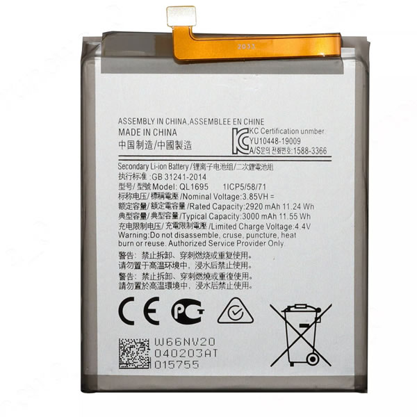 (image for) Replacement QL1695 Battery For Samsung Galaxy A01 QL1695 SM-A015T 3.85V 3000mAh