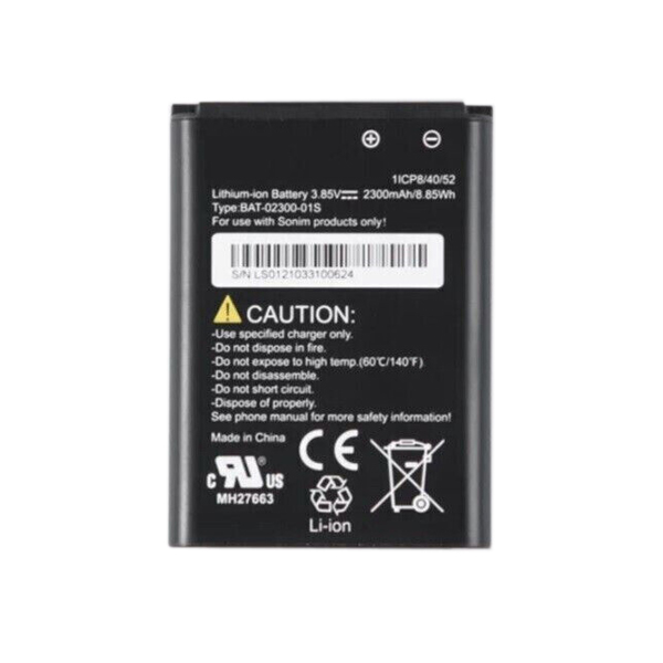 (image for) New Replacement BAT-02300-01S Battery for Sonim XP3 Plus XP3900 3.85V 2300mAh